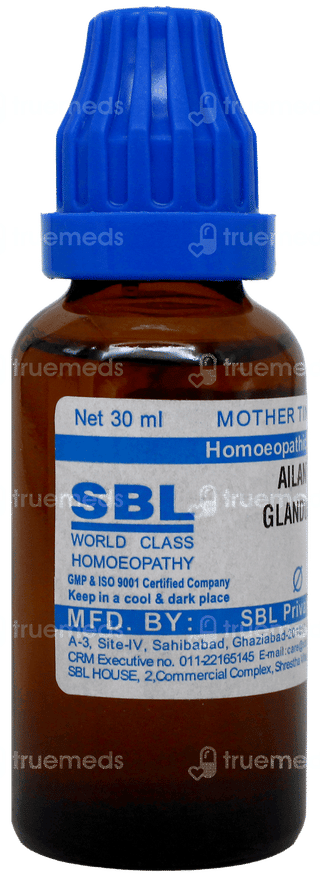 Sbl Ailanthus Glandulosus Q Mother Tincture 30ml